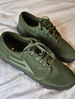Lakai Griffin Green Suede Skate Shoes Men's Size 8.5